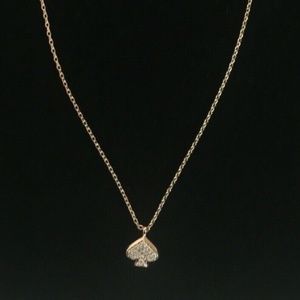 Kate Spade Cubic Zirconia & Rose Gold Necklace-NWT-Mother's Day